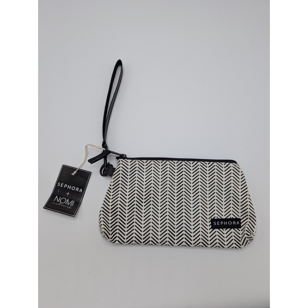Sephora+Nomi Make Up Bag‎ Zip Wrist Strap NWT New